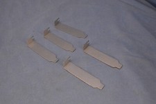 5 Computer Case Slot Bracket Blank Rear Filler Cover Plate Half Height A0839 