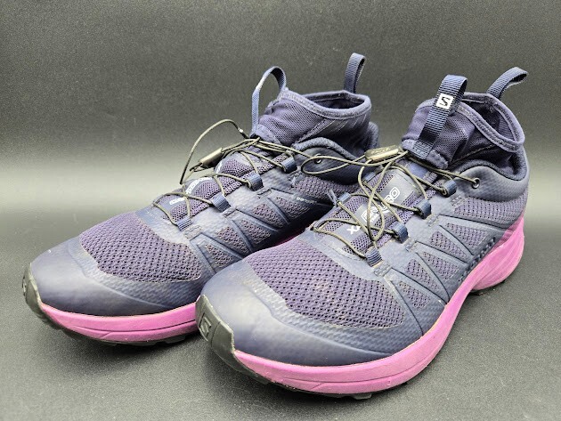 Scarpe Salomon donna 9 5 XA enduro trail running elastiche lacci rapidi 392419 viola