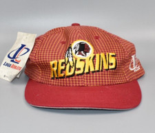 Washington Redskins Logo Athletic Grid Vintage Strapback Cap Hat - NWT