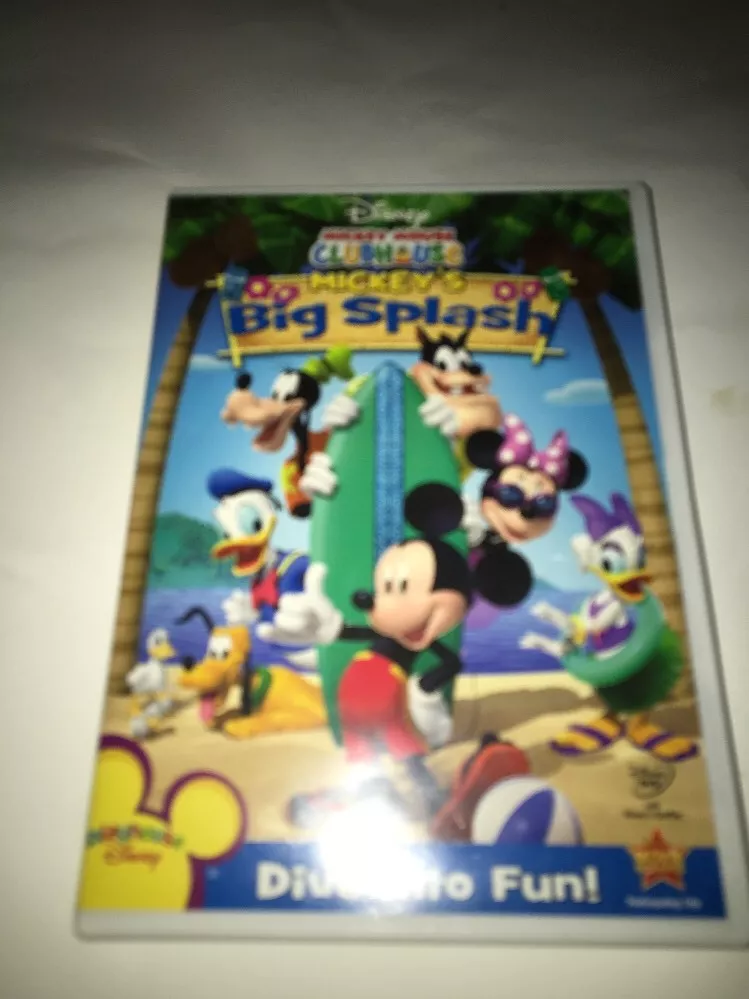 Mickey Mouse Clubhouse Mickey's Big Splash Hawaiian Luau Kids Beach Movie  DVD