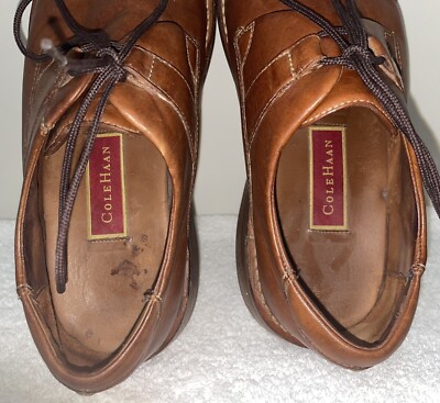Cole Haan Shoes Mens Size 10 M Williams Tan Leather Oxfords 