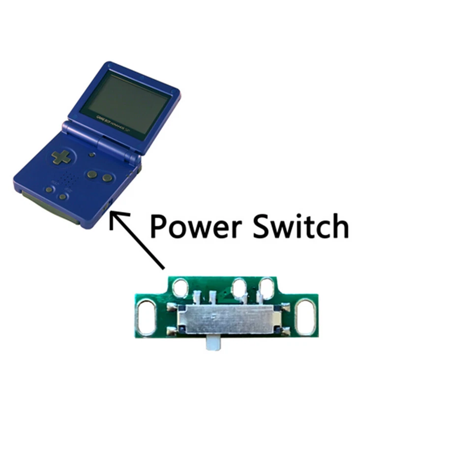 Power Switch Button Motherboard Parts for Gameboy Advance SP GBA SP Game Console - Image 3 of 4
