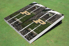 Purdue University Stadium Long Strip Themed Cornhole Boards
