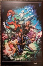 2022 SDCC  DAVID FINCH X-MEN ART PRINT SIGNED POSTER MARVEL COMICS