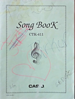 Casio Song Music Book for the CTK-411 and CTK-431 Keyboard, 85 Songs on 76 Pages
