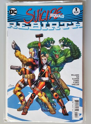 Suicide Squad Rebirth #1 Comic Book 2016 Rob Williams Amanda Conner VF ...