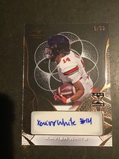 2024 Trinity Football Xavier White Bronze Clear Auto #6/99 Colts NOTE