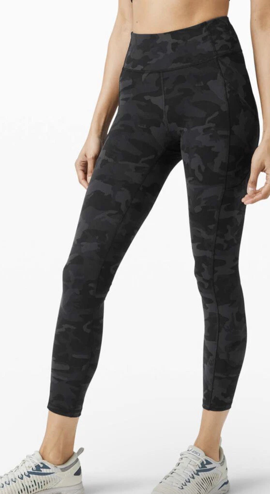 Lululemon Size 4 Invigorate High Rise Tight 25” Incognito Camo