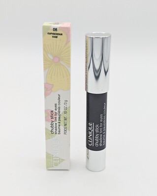 Clinique Chubby Stick Shadow Tint For Eyes 08 CURVACEOUS COAL - 0.1 oz / 3 g