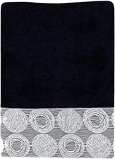 Avanti Linens Galaxy Bath Towel, Black 