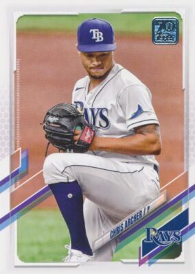2021 Topps Update #US325 CHRIS ARCHER - Tampa Bay Rays