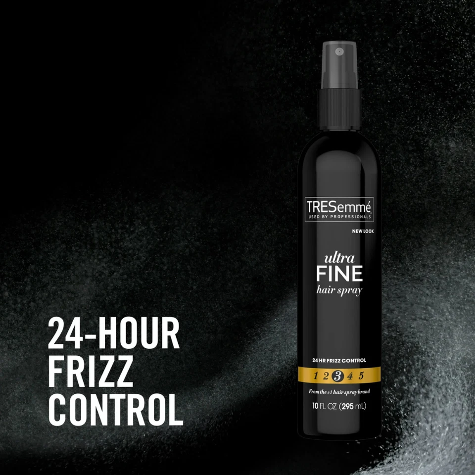 Spray para el cabello Tresemme no aerodinámico ultra fino para control del frizz 24 horas, paquete de 2 10 oz Foto 3 de 4