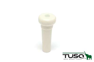 Graph Tech Tusq End Pin White with Mother of Pearl Inlay PP-7142-00 NEW