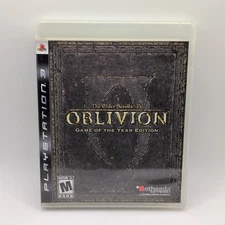 The Elder Scrolls IV: Oblivion Game of the Year Edition (PS3) w/ Manual, TESTED
