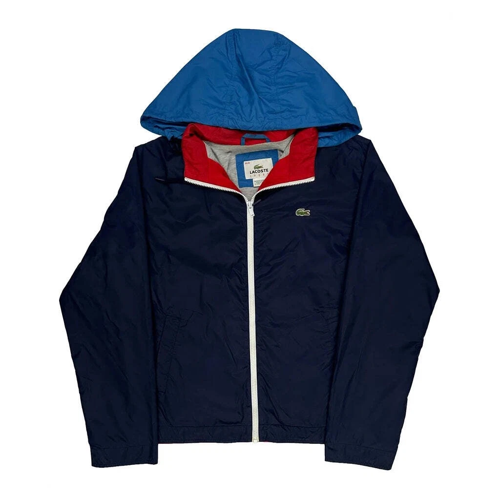 Lacoste Windbreaker - 2XL Navy Polyester