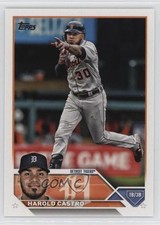 2023 Topps Series 1 Advanced Stat Back 239/300 Harold Castro #126 14lm
