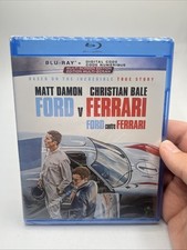 Ford V Ferrari (Blu-ray, 2019) Brand New