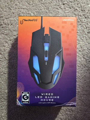 Unlocked Brand Wired LED Gaming Mouse  Computer Laptop-BLUE