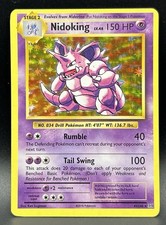 Pokemon TCG Nidoking 45/108 Evolutions Holo