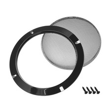 6.5" Speaker Grill Mesh Black for Speaker Decorative Circle Woofer Cover,2 Pcs