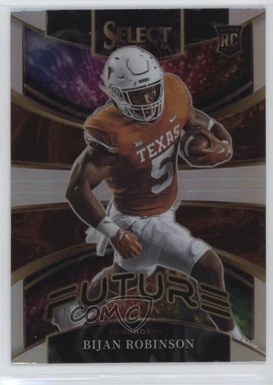 2023 Panini Select Draft Picks Future Silver Prizm Bijan Robinson Rookie RC