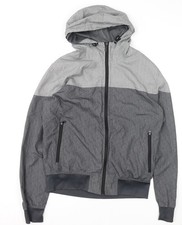 Mens UK Size L McKenzie Grey Full Zip Hoodie