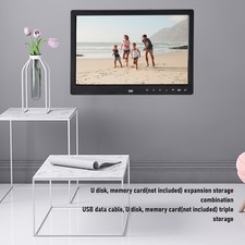 Frame Photo Numérique USB Cadre Photo Numérique 12 Pouces 16: 9 Chargement Du