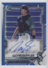 2021 Bowman Chrome Prospect HTA Choice Refractor 68/150 Matt Scheffler Auto 0c6