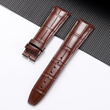 Croc embossed Italian Leather Watch Strap Band 20mm 21mm 22mm