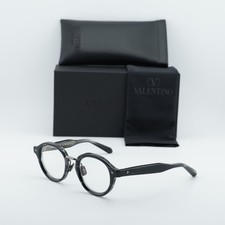 NEW Valentino V-ESSENTIAL-IV VLX-132B-AF Shiny Black 46mm Eyeglasses