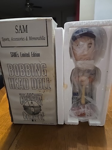 Ty Cobb 1992 SAM Cooperstown Collection LE Porcelain Bobble Head Original Box