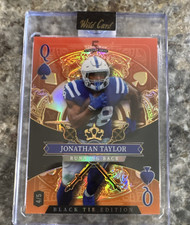 2026 Wild Card Black Tie Edition Jonathan Taylor Serial Numbered 4/5