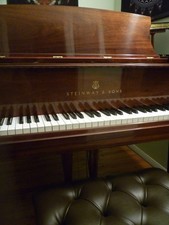 STEINWAY MODEL S-GRAND PIANO-Mahogany-Made in 1923-Fully Rebuilt-Huge SOUND!!