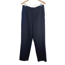 Pendleton Women's 100 Virgin Wool Navy Dress Pants Size 14 Lined Slacks USA