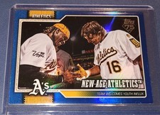 2026 Topps Series 1 #122 Nick Kurtz Blue Foil /150 (New-Age Athletics)