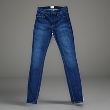HUDSON Women's Jeans 25 Barbara High-Waist Super Skinny Blue Stretch Made in USA