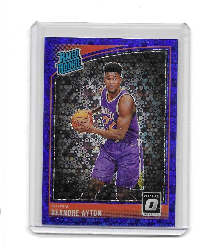 2018-19 Panini Donruss Optic 157 RC DeAndre Ayton Fast Break Blue /50