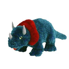 TY Beanie Buddy - HORNSLY the Dinosaur (13.5 inch) - MWMTs Stuffed Animal Toy