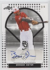 2017 Leaf Perfect Game All-American Classic Black 2/4 Brandon Dieter Auto 8wm