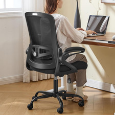 Ergonomic Office Chair, Desk Chair with Adjustable Lumbar Support, Breathable Me