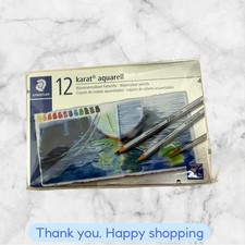 Staedtler Karat Aquarell 12 Watercolour Pencils BRAND NEW SHIPPING