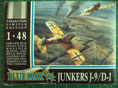 NEW, RARE Blue Max Junkers J-9/D-1  --- Blue Max No. BM 102 1:48 scale