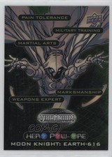 2015 Upper Deck Marvel Vibranium Hero Pow-Ore Moon Knight #HP-19 2k3