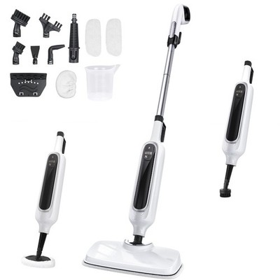 12-in-1 Steam Mop, Detachable Handheld Steam Cleaner for Home, 23FT Cord, 3 S...