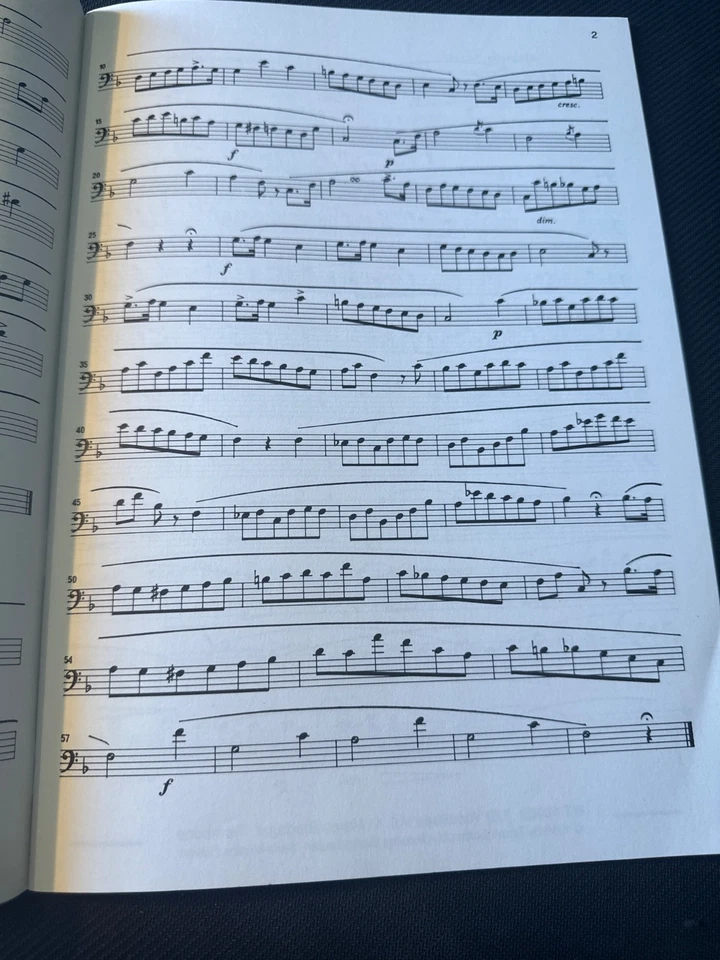 Melodious Etudes Vol. 1 for Trombone by Marco Bordogni Music Book - Image 3 of 3