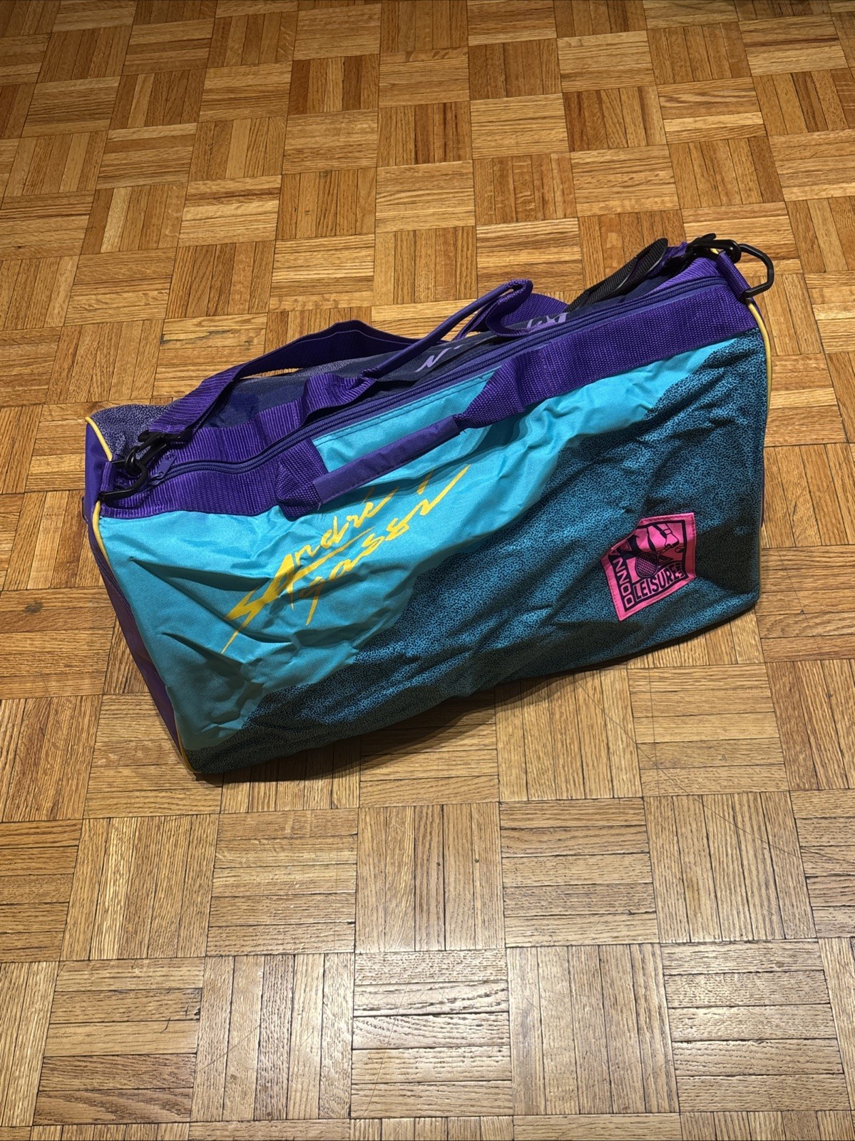 Vintage DONNAY Andre Agassi Tennis Racquet Bag - NEVER USED