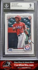 2020 Bowman 1st Edition #BFE52 Bayron Lora BGS 9.0