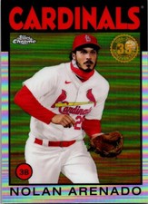 2021 Topps Chrome Ben Baller Edition #86TB-5 Nolan Arenado 1986 Topps Baseball