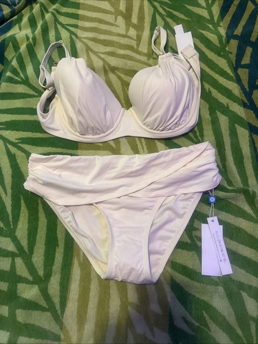 Bleu Rod Beattie 2 Piece Swimsuit Brand New With Tags Top Size 34D Bottom Size 6