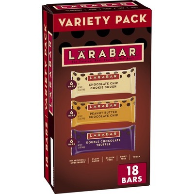 Lärabar Larabar Chocolate Variety Pack Fruit And Nut Bars Gluten And Vegan 28.8